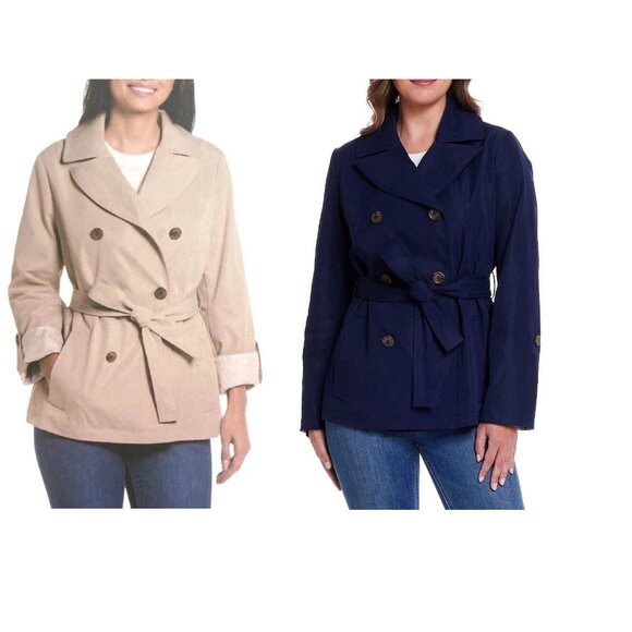 Weatherproof Women's Double Breasted Trench Coat Jacket size S NEW - Picture 1 of 11